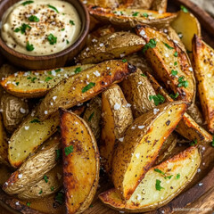 A delicious meal featuring roasted chicken with vegetables and potatoes, served alongside baked beans in a pan, perfect for a satisfying dinner or lunch