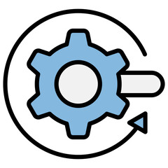 Torque Blue Black Icon