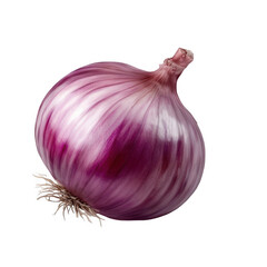 Fresh Organic Red Onion Isolated on White Background for Cooking