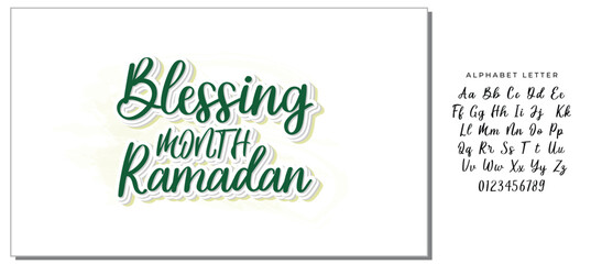 Ramadan blessing month ramadan tshirt design template vector file. Ramadan Kareem tshirt design