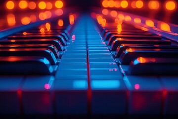 Obraz premium Piano music instruments