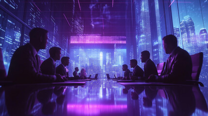  modern technology with a clean, corporate atmosphere