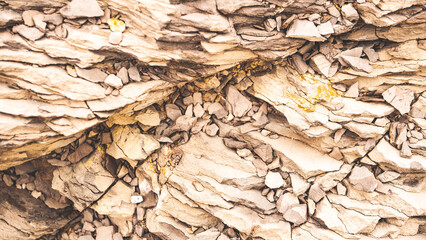 Obraz premium Close up grey beige rock background detail sharp