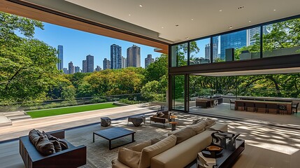 A Luxury Smart Home with Voice-Controlled Lighting and Climate Control
