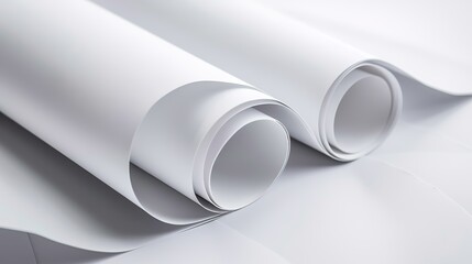 Fototapeta premium Paper texture background featuring a premium pearl surface with elegant layers, clean structure, and a glossy finish. This background is perfect for adding a touch of sophistication and refinement to 