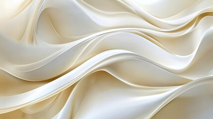 Obraz premium Abstract wavy digital pattern with smooth gradients, soft curves flowing like liquid