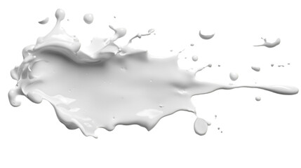 Obraz premium milk splash isolated on white background