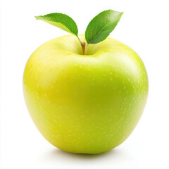 green apple isolated on white