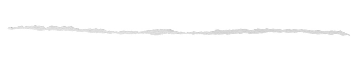 ripped torn paper edges isolated with clipping path on black background