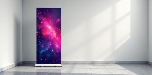 Professional design for rollup banner template with white space, event, roll-up, corporate