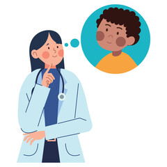 Doctor Thinking Discussion Icon