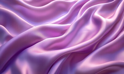 Obraz premium Silk Light Waves Background, Generative AI