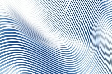 Abstract blue and white wavy lines background.