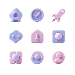 set of icons for web