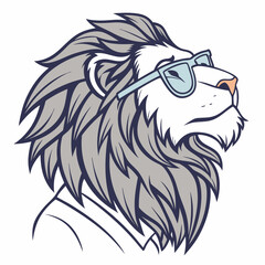 Angry Lion Esports Mascot Logo Vector | Gaming Illustration