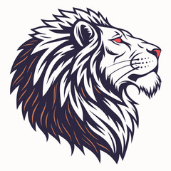 Angry Lion Esports Mascot Logo Vector | Gaming Illustration