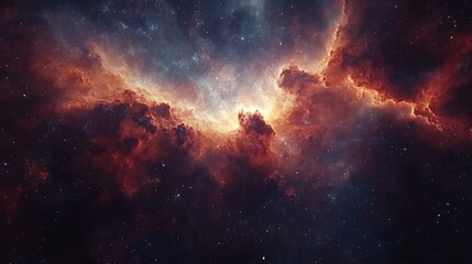 Fototapeta premium Cosmic Nebula Star birth, space dust