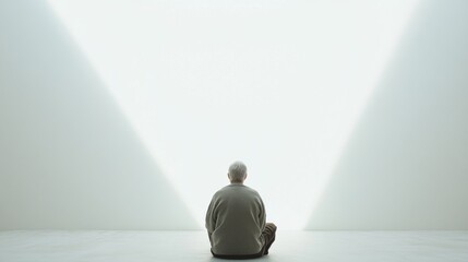 Elder abuse prevention discussed by a senior and social worker in an office. Featuring protection and safety