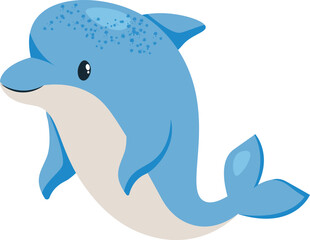 Dolphin Cartoon Character