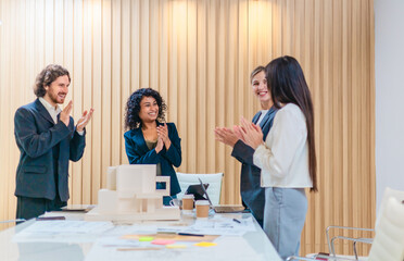 Architecture Team Discussing Sustainable Building Design