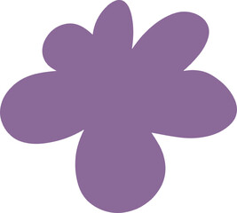Fototapeta premium vector illustration of a purple flower