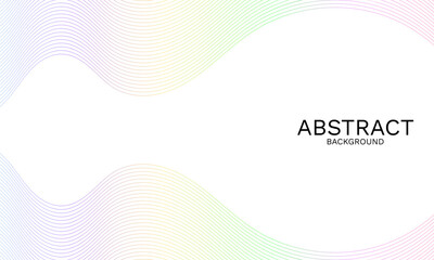 Subtle Gradient Wave Lines on White Background, Minimalist Design