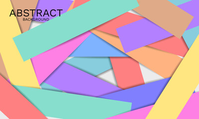 Vibrant layered rectangles creating an optimistic modern background