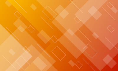Orange Geometry Background
