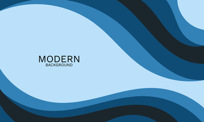 abstract blue wave background
