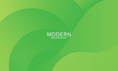 Elegant Gradient Green And Yellow Abstract Background with Smooth Dynamic Curves