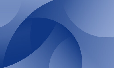 Elegant Blue Abstract Background with Smooth Dynamic Curves