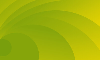 Elegant Gradient Green And Yellow Abstract Background with Smooth Dynamic Curves