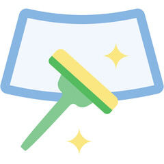 Glass Cleaner Illustration