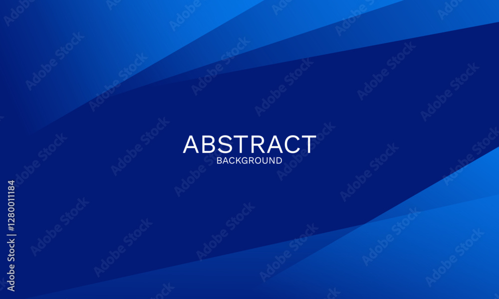 Poster dynamic blue gradient abstract background with overlapping shapes