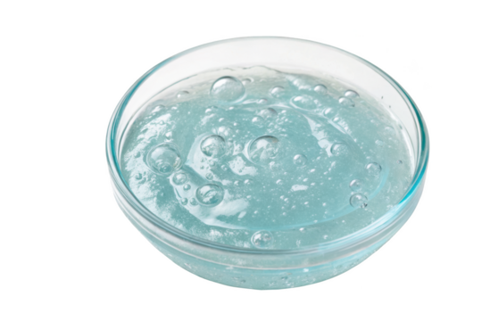 glycerin gel in bowl isolated PNG - Powered by Adobe