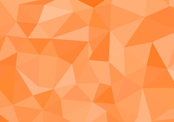 Warmth of Peach, A Geometric Mosaic in Soft Orange Tones for Backgrounds