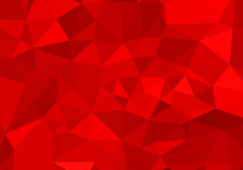 Crimson facet abstract pattern background with polygon triangle design