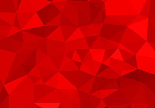 Crimson facet abstract pattern background with polygon triangle design