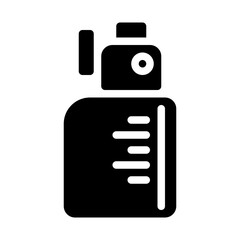 Water Bottle Solid Icon