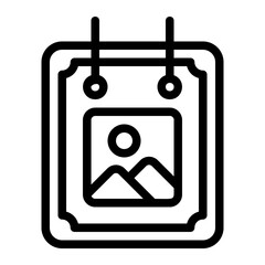 Advertising Line Icon