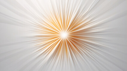 Obraz premium White Background with Soft Radial Sunburst Effect, Bright and Clean Marketing Design