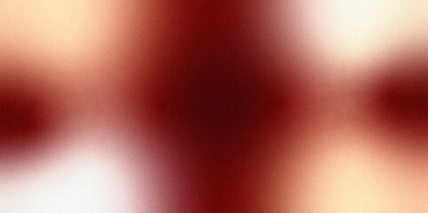 Smooth gradient background from deep burgundy to soft gold. Abstract dark red gradient on white background with noise grain texture. Deep Noise red brown burgundy to soft gold colored foil design. 