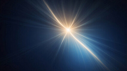 Deep Blue Background with Soft Warm Spotlight Effect