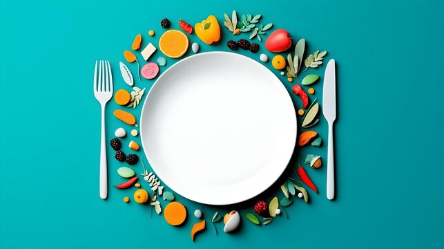 Meal Planner Design, a vibrant and engaging digital layout featuring sections for recipes, grocery lists, and meal schedules, promoting organized cooking. - Powered by Adobe