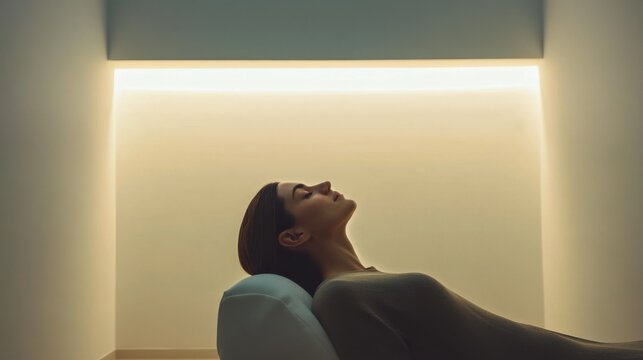 Nerve therapy in a peaceful therapy room with a therapist. Featuring relaxation and comfort