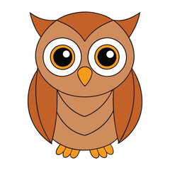 The owl mascot symbolizes wisdom and knowledge, featuring large, expressive eyes and fluffy feathers. Its playful yet wise demeanor inspires curiosity and learning.