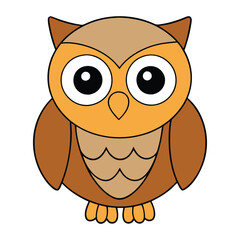 The owl mascot symbolizes wisdom and knowledge, featuring large, expressive eyes and fluffy feathers. Its playful yet wise demeanor inspires curiosity and learning.