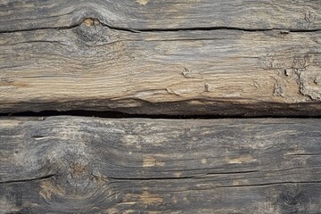 Fototapeta premium Natural wood texture showing rustic patterns and grain from aged wood in a close-up view of a weathered wooden surface