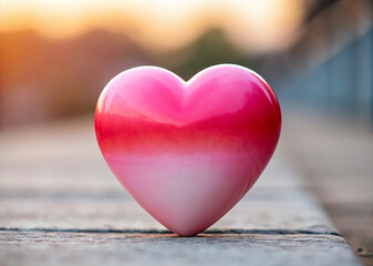 Fototapeta premium Gradient Heart