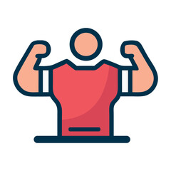 calisthenics muscle strength icon